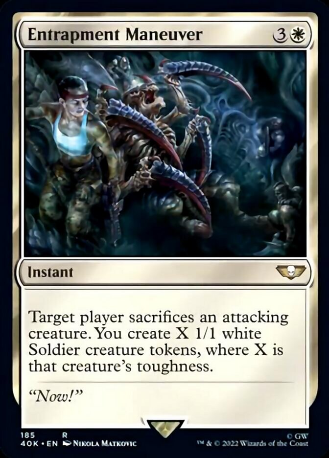 Entrapment Maneuver (Surge Foil) [Universes Beyond: Warhammer 40,000] | Local Legends