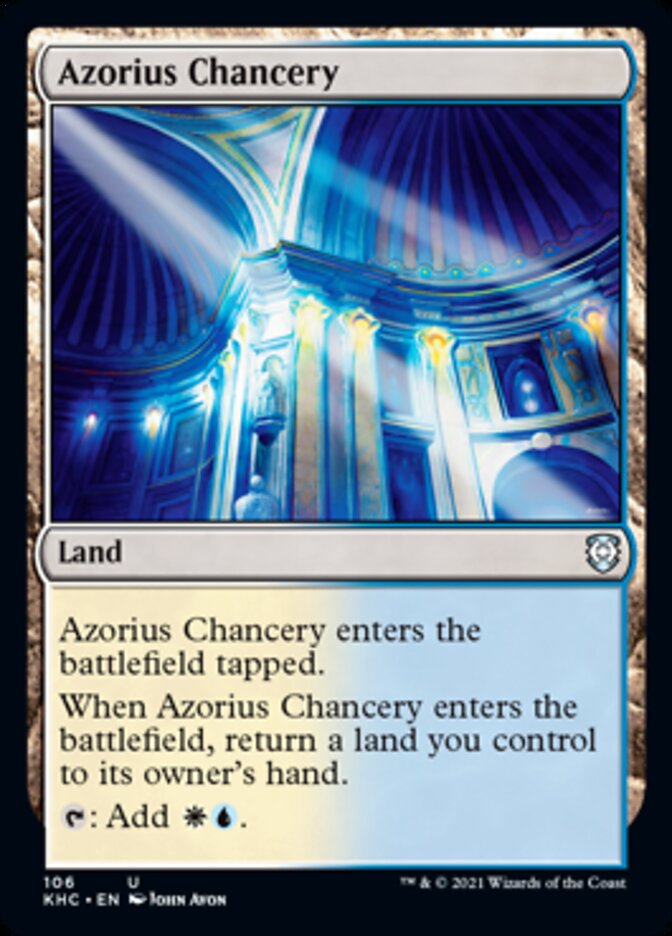 Azorius Chancery [Kaldheim Commander] | Golgari Games