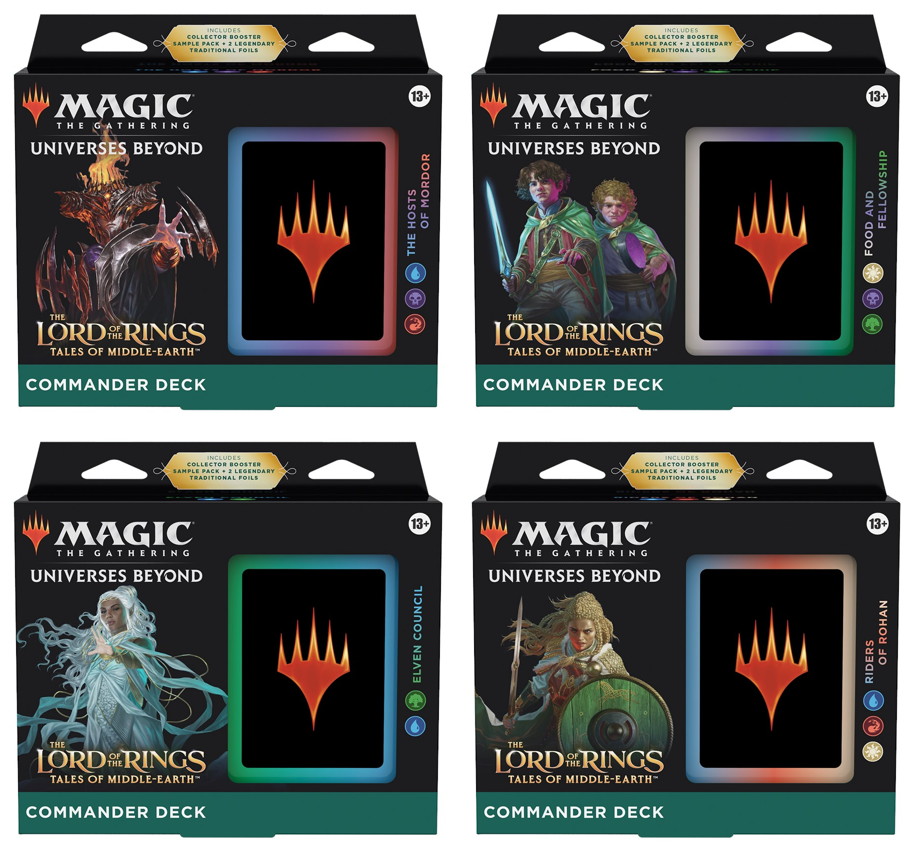 The Lord of the Rings: Tales of Middle-earth - Commander Deck Display | Local Legends