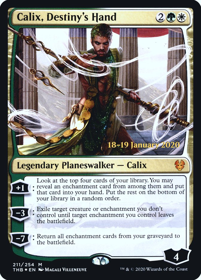 Calix, Destiny's Hand [Theros Beyond Death Prerelease Promos] | Golgari Games