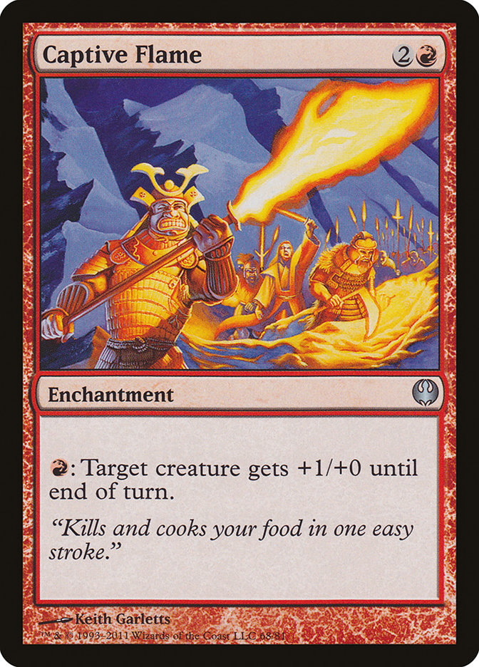 Captive Flame [Duel Decks: Knights vs. Dragons] | Local Legends