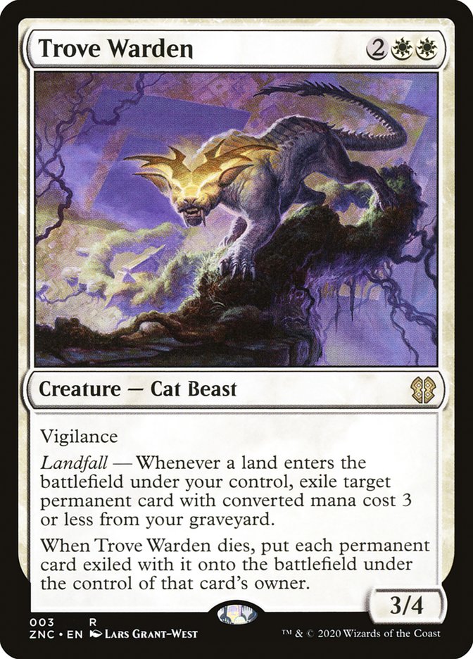 Trove Warden [Zendikar Rising Commander] | Local Legends