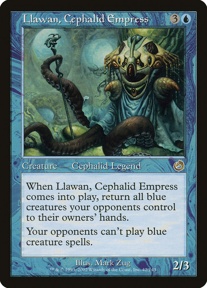 Llawan, Cephalid Empress [Torment] | Golgari Games