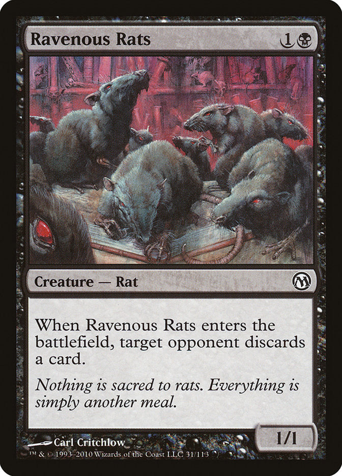 Ravenous Rats [Duels of the Planeswalkers] | Golgari Games