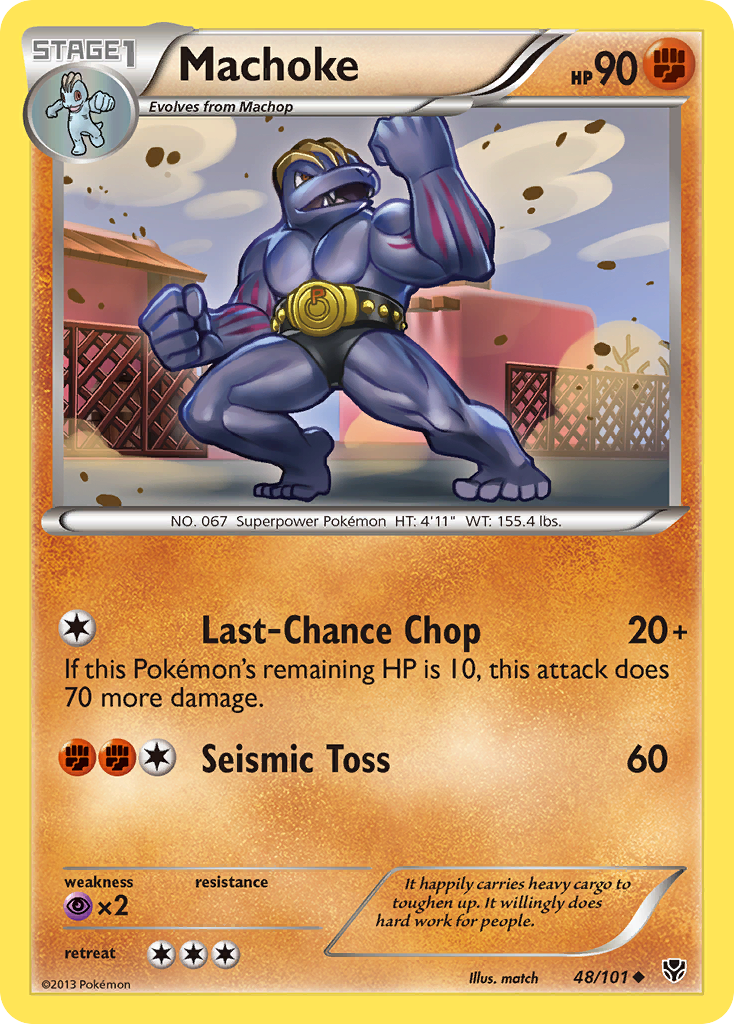 Machoke (48/101) [Black & White: Plasma Blast] | Golgari Games