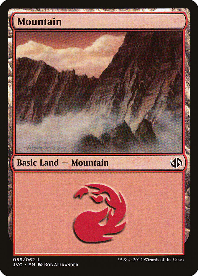 Mountain (61) [Duel Decks Anthology] | Local Legends
