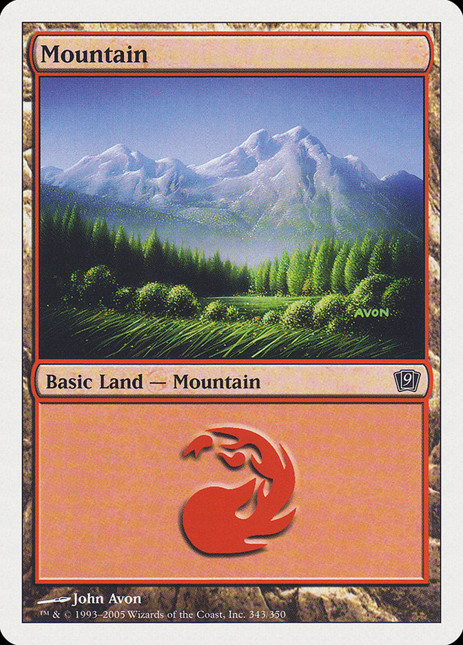 Mountain (343) [Ninth Edition] | Local Legends
