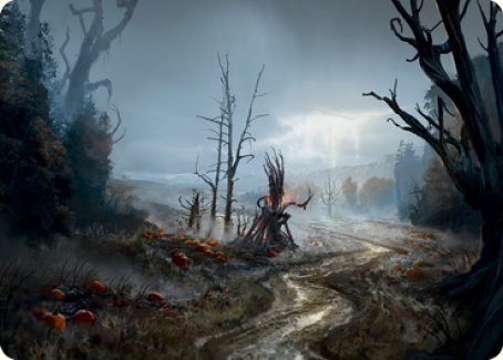 Overgrown Farmland Art Card [Innistrad: Midnight Hunt Art Series] | Local Legends