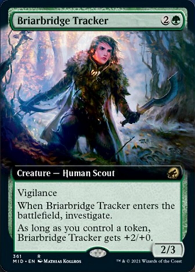 Briarbridge Tracker (Extended Art) [Innistrad: Midnight Hunt] | Golgari Games