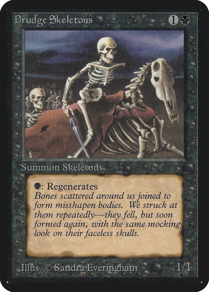 Drudge Skeletons [Alpha Edition] | Golgari Games