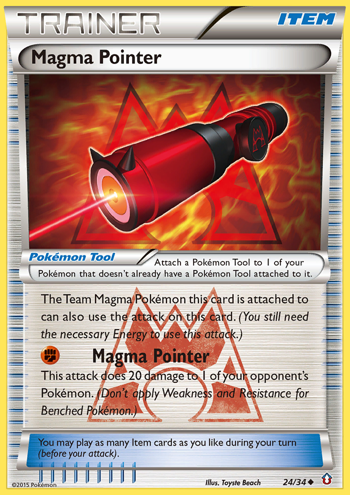 Magma Pointer (24/34) [XY: Double Crisis] | Golgari Games