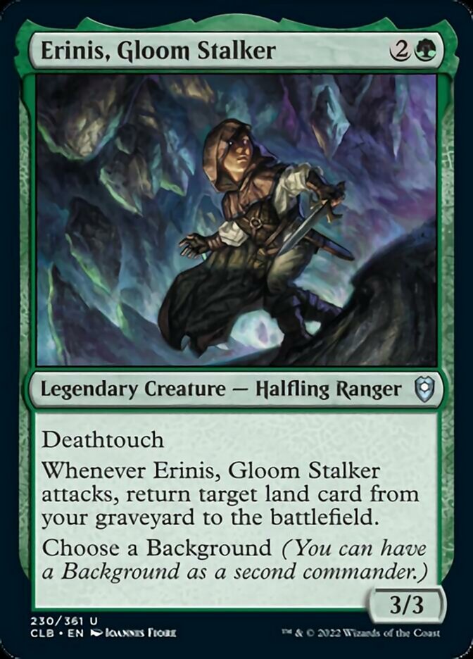 Erinis, Gloom Stalker [Commander Legends: Battle for Baldur's Gate] | Golgari Games