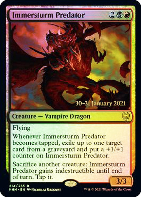 Immersturm Predator [Kaldheim Prerelease Promos] | Golgari Games