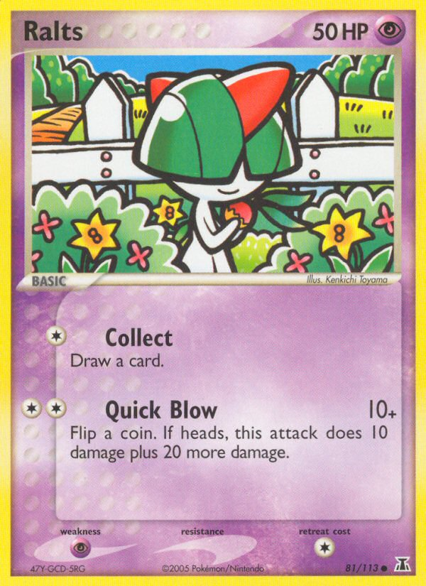 Ralts (81/113) [EX: Delta Species] | Golgari Games