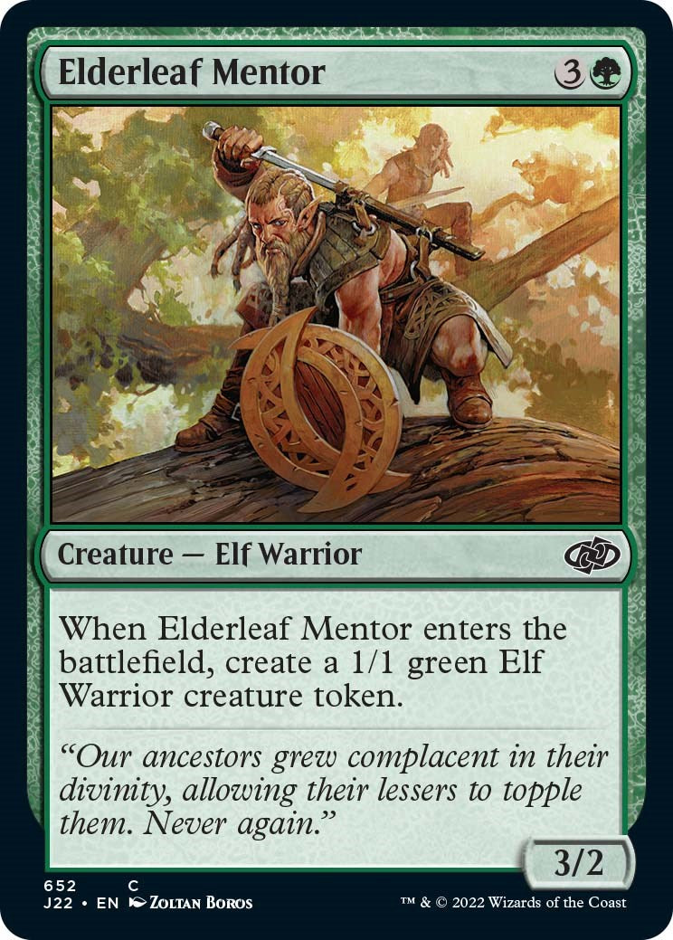 Elderleaf Mentor [Jumpstart 2022] | Local Legends