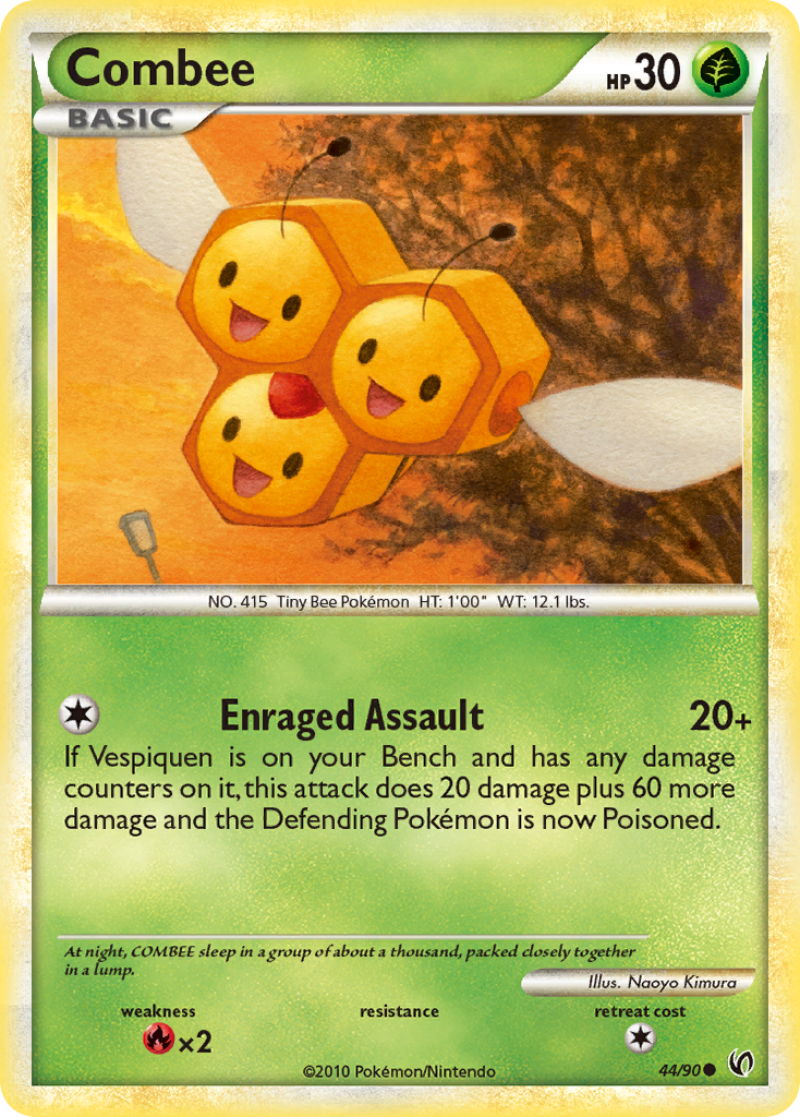 Combee (44/90) [HeartGold & SoulSilver: Undaunted] | Golgari Games