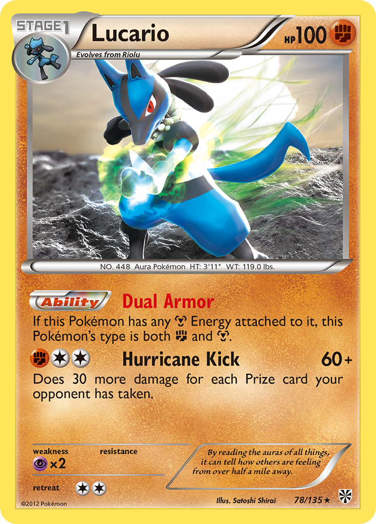 Lucario (78/135) [Black & White: Plasma Storm] | Golgari Games