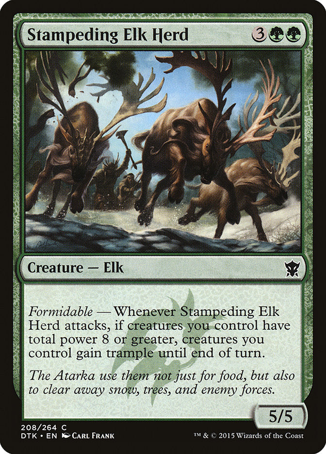 Stampeding Elk Herd [Dragons of Tarkir] | Golgari Games