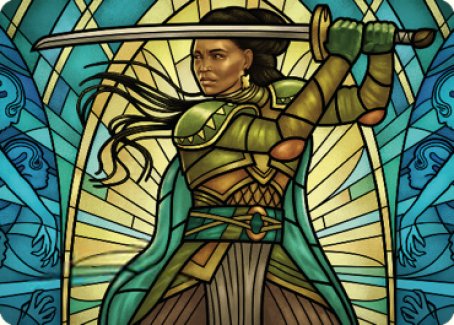Shanna, Purifying Blade Art Card 2 [Dominaria United Art Series] | Local Legends