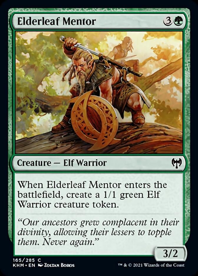 Elderleaf Mentor [Kaldheim] | Golgari Games