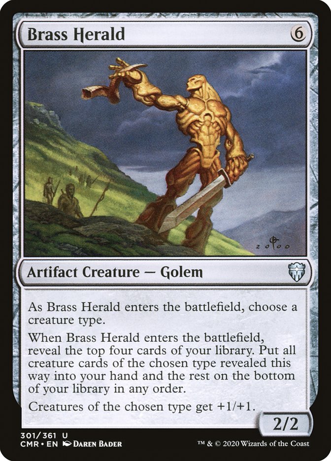 Brass Herald [Commander Legends] | Golgari Games