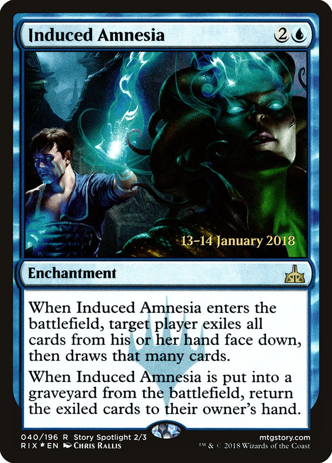 Induced Amnesia [Rivals of Ixalan Prerelease Promos] | Local Legends