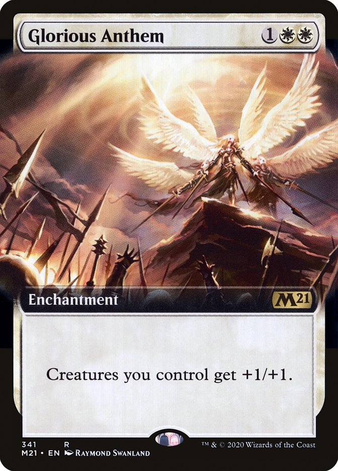 Glorious Anthem (Extended Art) [Core Set 2021] | Local Legends