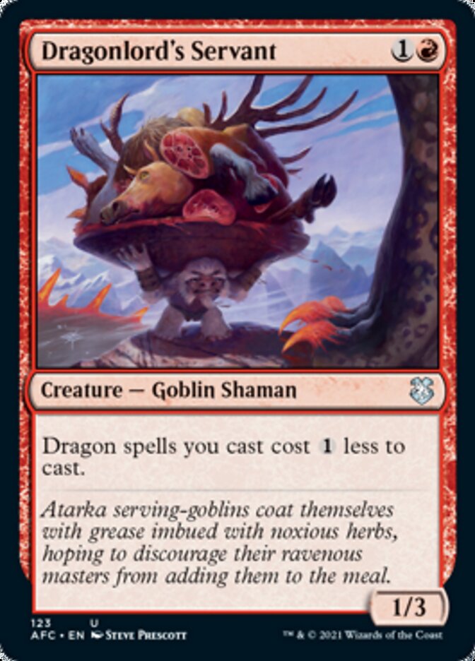 Dragonlord's Servant [Dungeons & Dragons: Adventures in the Forgotten Realms Commander] | Local Legends