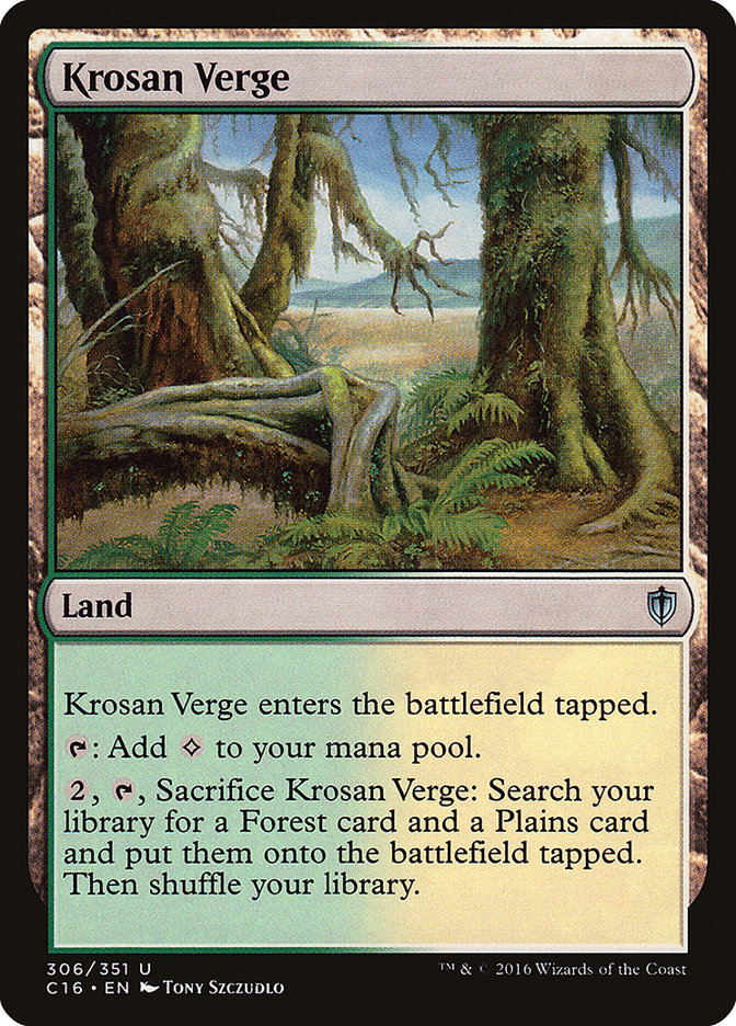 Krosan Verge [Commander 2016] | Local Legends