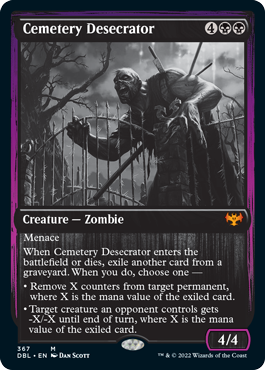 Cemetery Desecrator [Innistrad: Double Feature] | Golgari Games