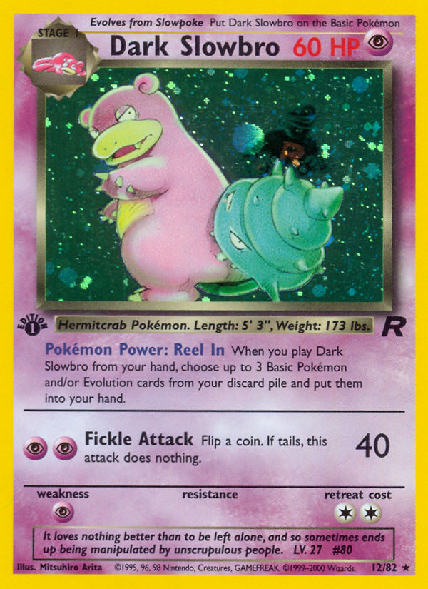 Dark Slowbro (12/82) [Team Rocket 1st Edition] | Golgari Games