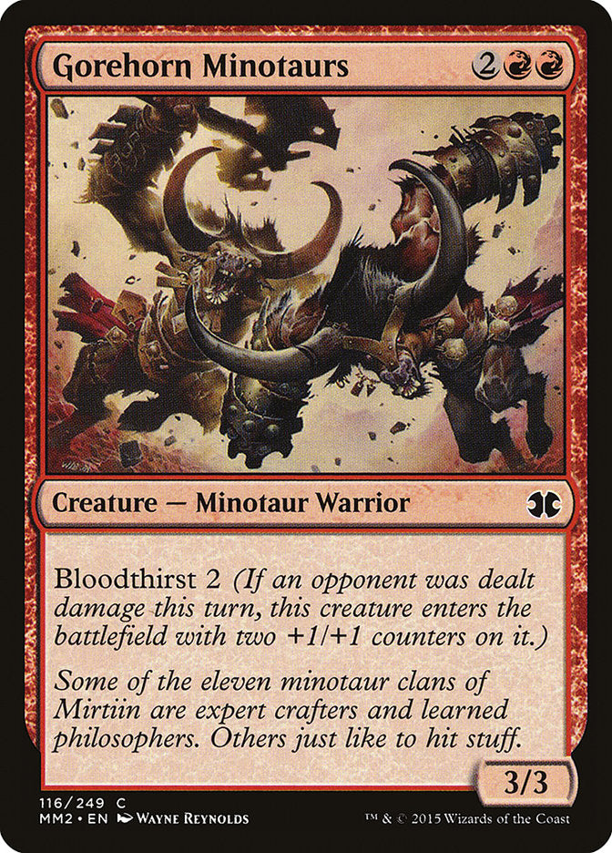 Gorehorn Minotaurs [Modern Masters 2015] | Golgari Games