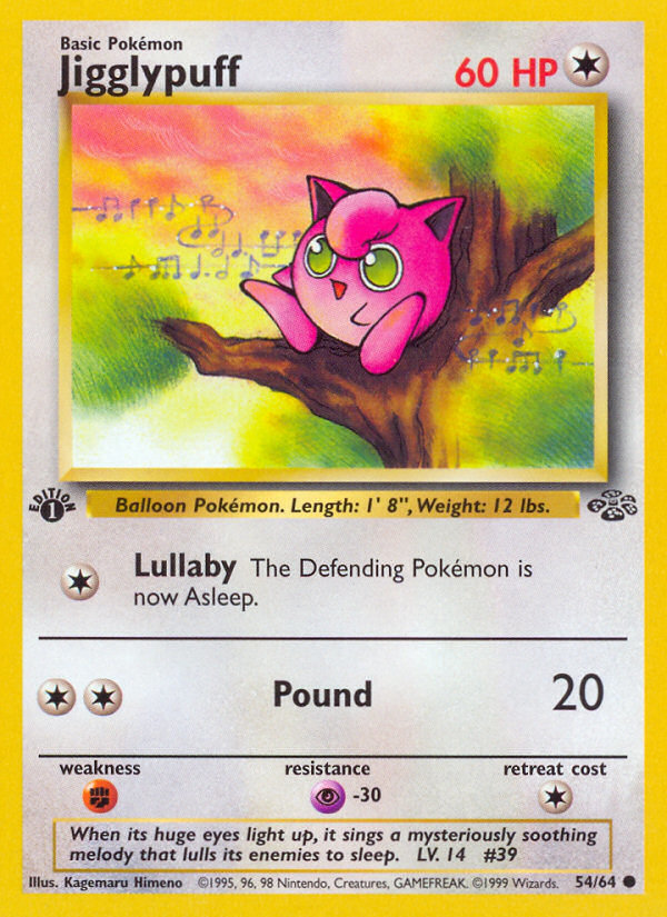 Jigglypuff (54/64) [Jungle 1st Edition] | Golgari Games