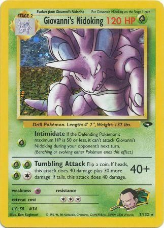 Giovanni's Nidoking (7/132) [Gym Challenge Unlimited] | Golgari Games