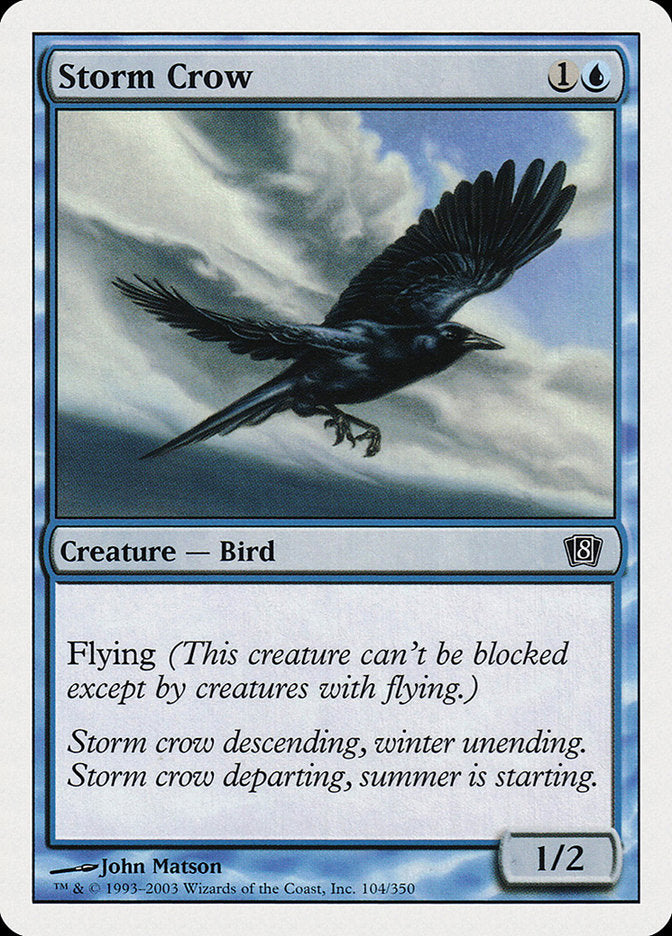 Storm Crow [Eighth Edition] | Local Legends