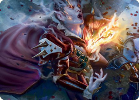 Flame-Blessed Bolt Art Card [Innistrad: Crimson Vow Art Series] | Local Legends