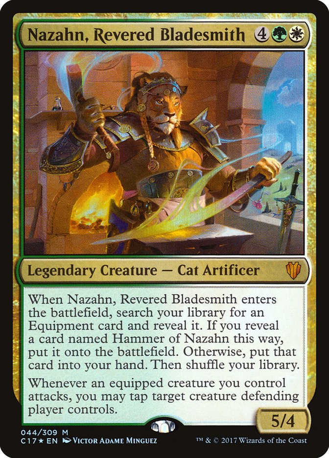 Nazahn, Revered Bladesmith [Commander 2017] | Local Legends