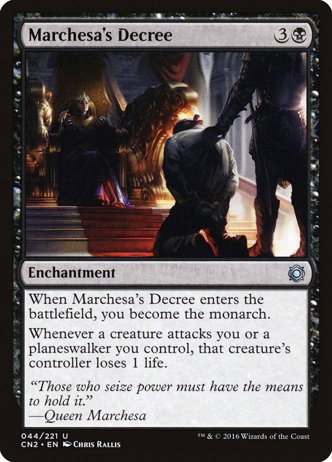 Marchesa's Decree [Conspiracy: Take the Crown] | Local Legends