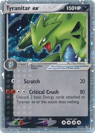 Tyranitar ex (17/17) (Holo) [POP Series 1] | Golgari Games