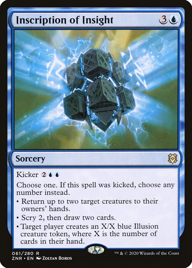 Inscription of Insight [Zendikar Rising] | Local Legends