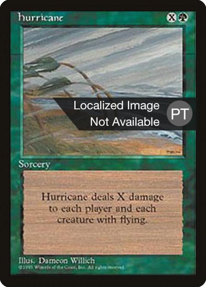 Hurricane [Fourth Edition (Foreign Black Border)] | Local Legends