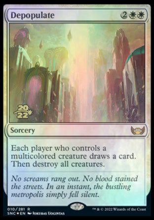 Depopulate [Streets of New Capenna Prerelease Promos] | Golgari Games