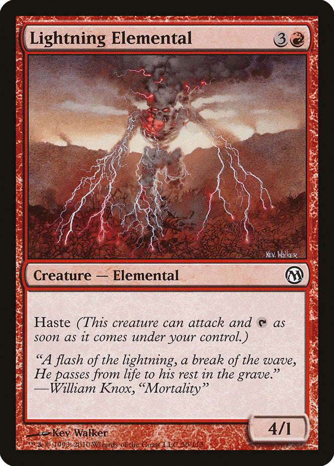 Lightning Elemental [Duels of the Planeswalkers] | Local Legends