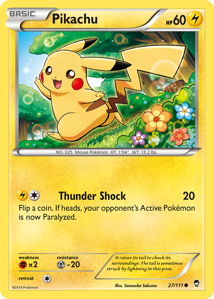 Pikachu (27/111) [XY: Furious Fists] | Golgari Games