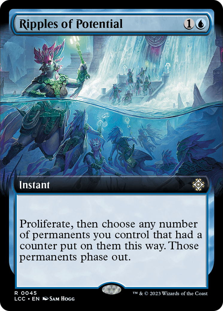 Ripples of Potential (Extended Art) [The Lost Caverns of Ixalan Commander] | Golgari Games