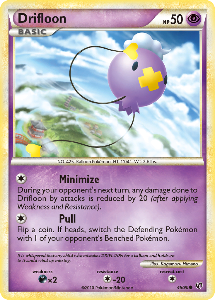 Drifloon (46/90) [HeartGold & SoulSilver: Undaunted] | Golgari Games