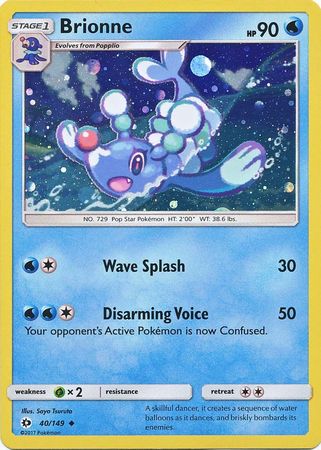 Brionne (40/149) (Cosmos Holo) [Sun & Moon: Base Set] | Golgari Games