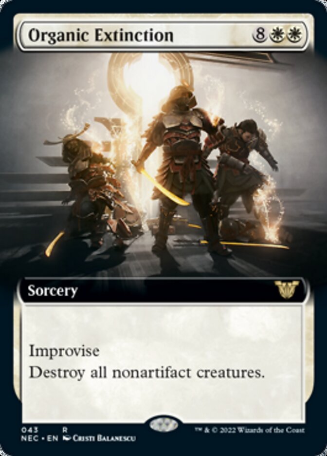 Organic Extinction (Extended Art) [Kamigawa: Neon Dynasty Commander] | Local Legends