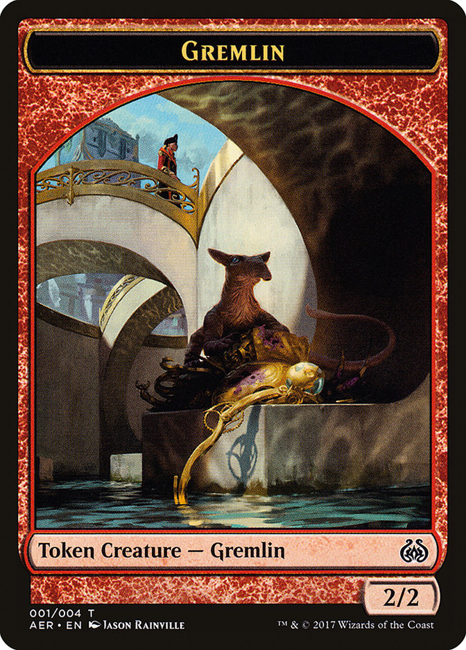 Gremlin Token [Aether Revolt Tokens] | Golgari Games