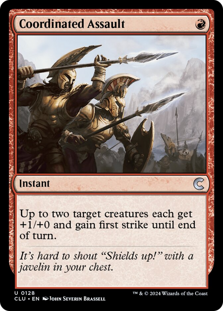 Coordinated Assault [Ravnica: Clue Edition] | Local Legends